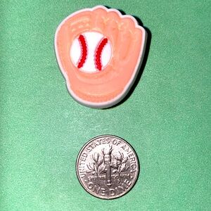 (10 for $15) Baseball ball & Glove ⚾️ MLB Croc Shoe Charms